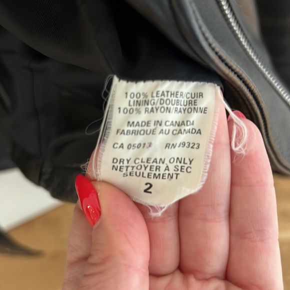 Roots Leather Moto Jacket - Picture 4 of 4